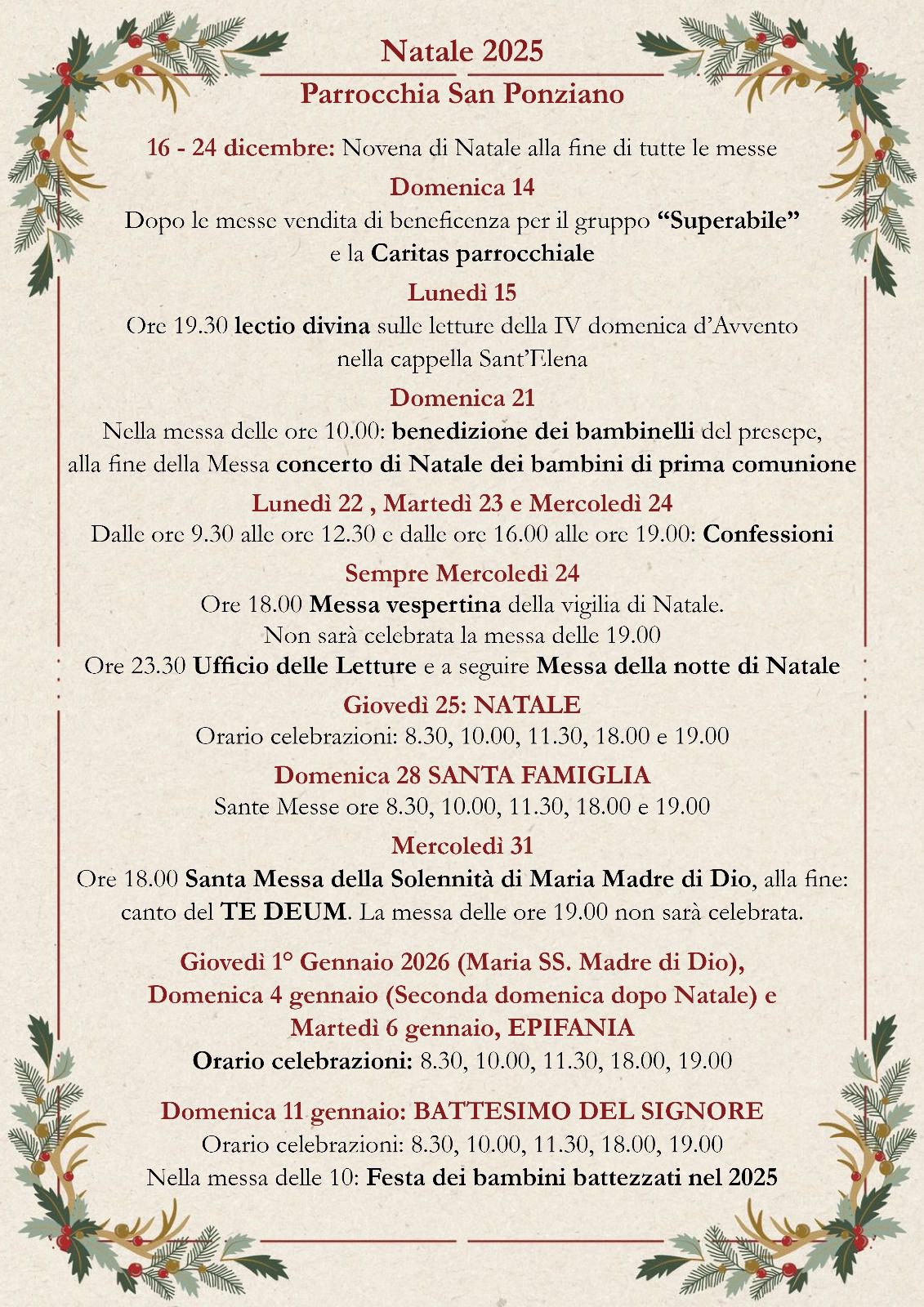 Locandina Natale 2025