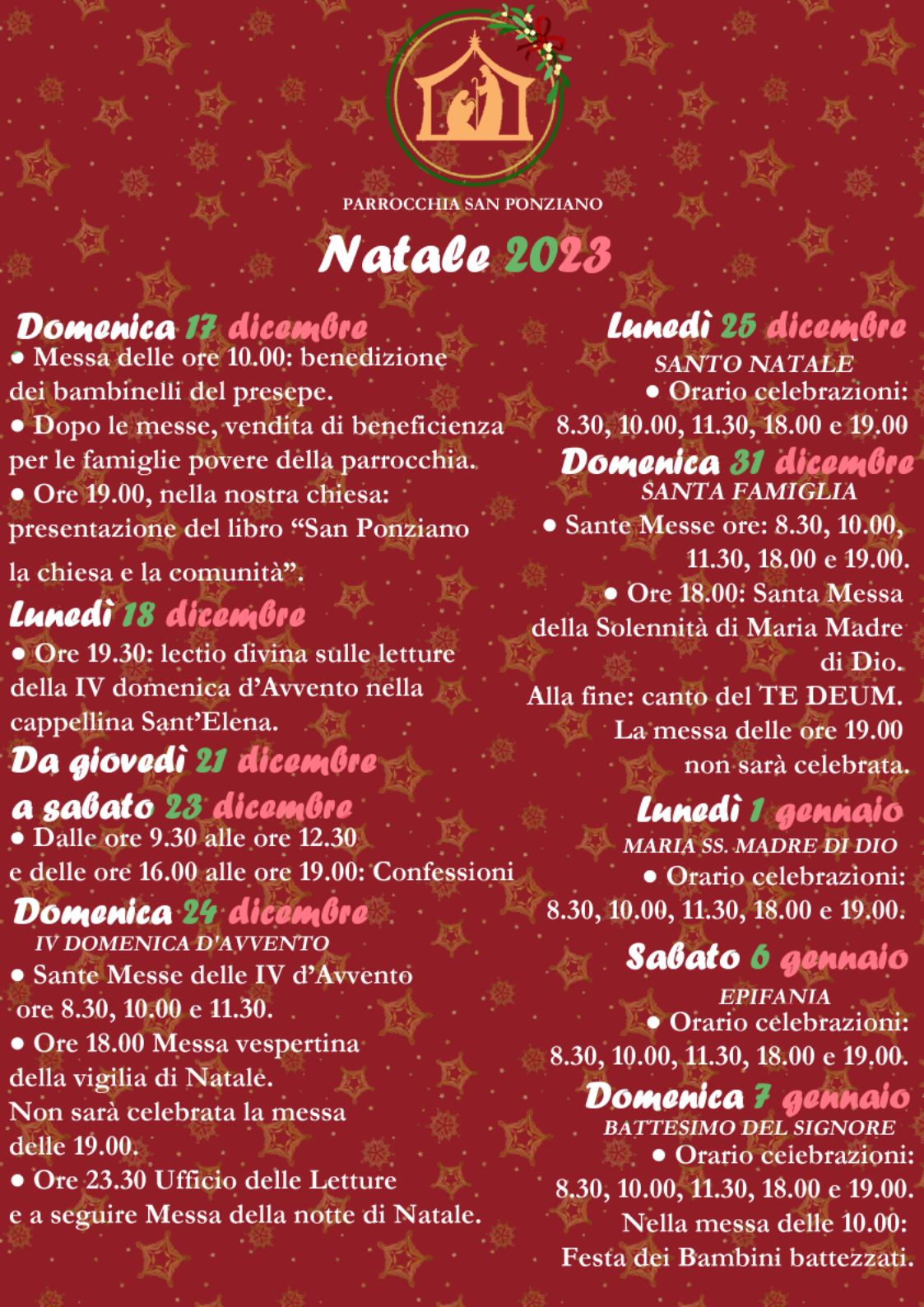 Locandina Natale 2023