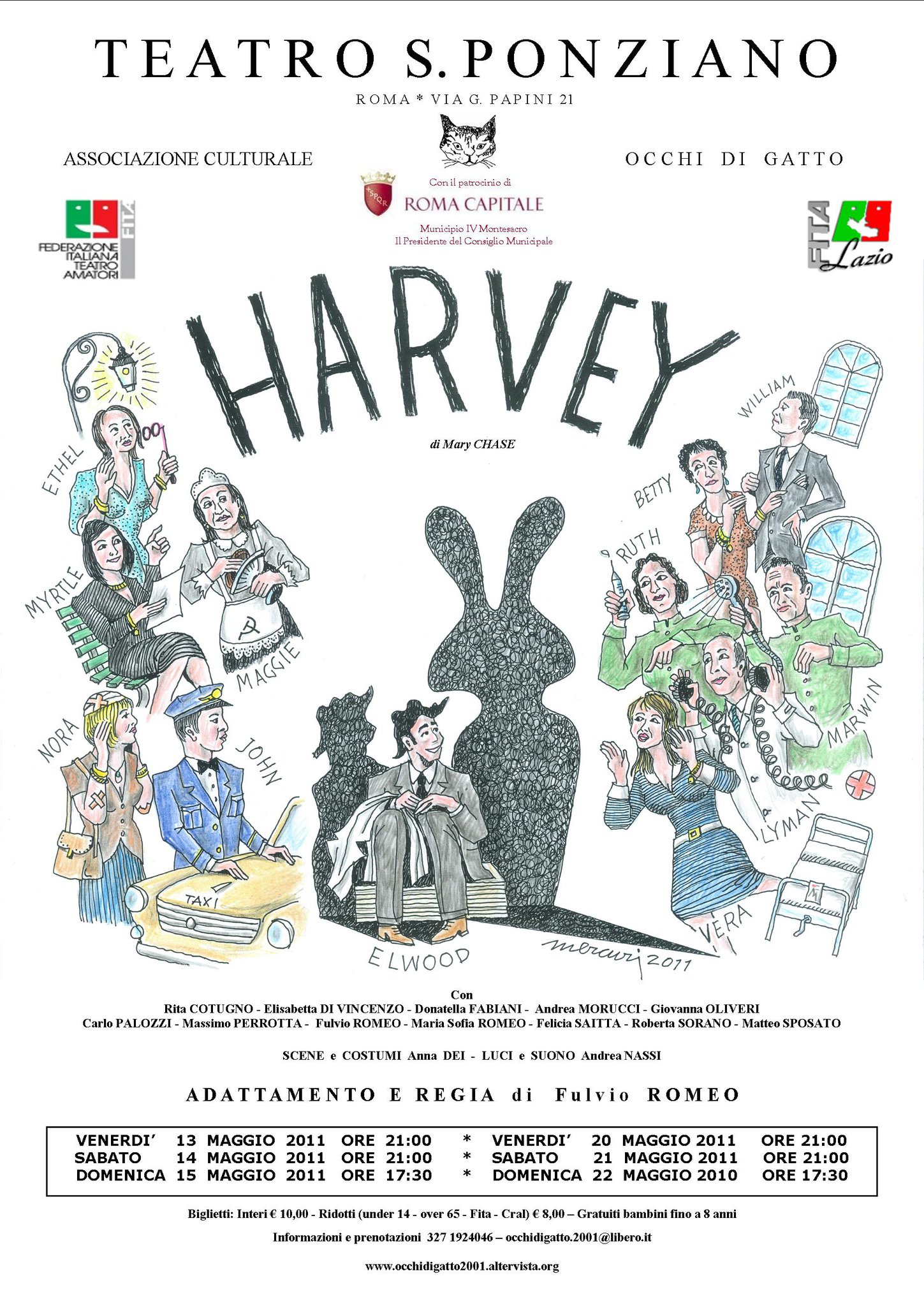 Locandina teatro: Harvey