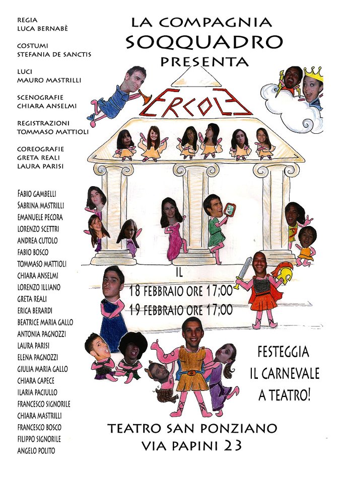 Locandina spettacolo Ercole Locandina spettacolo Ercole
